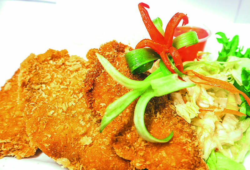 4. Innbakt kylling meny